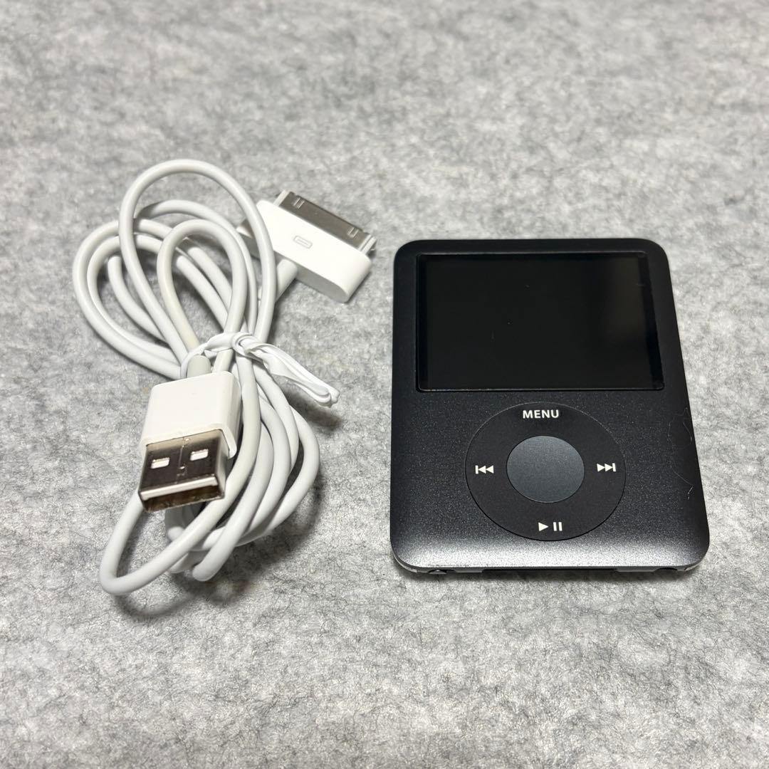 【美品】iPod nano 8GB（第3世代）MB261J ブラック
