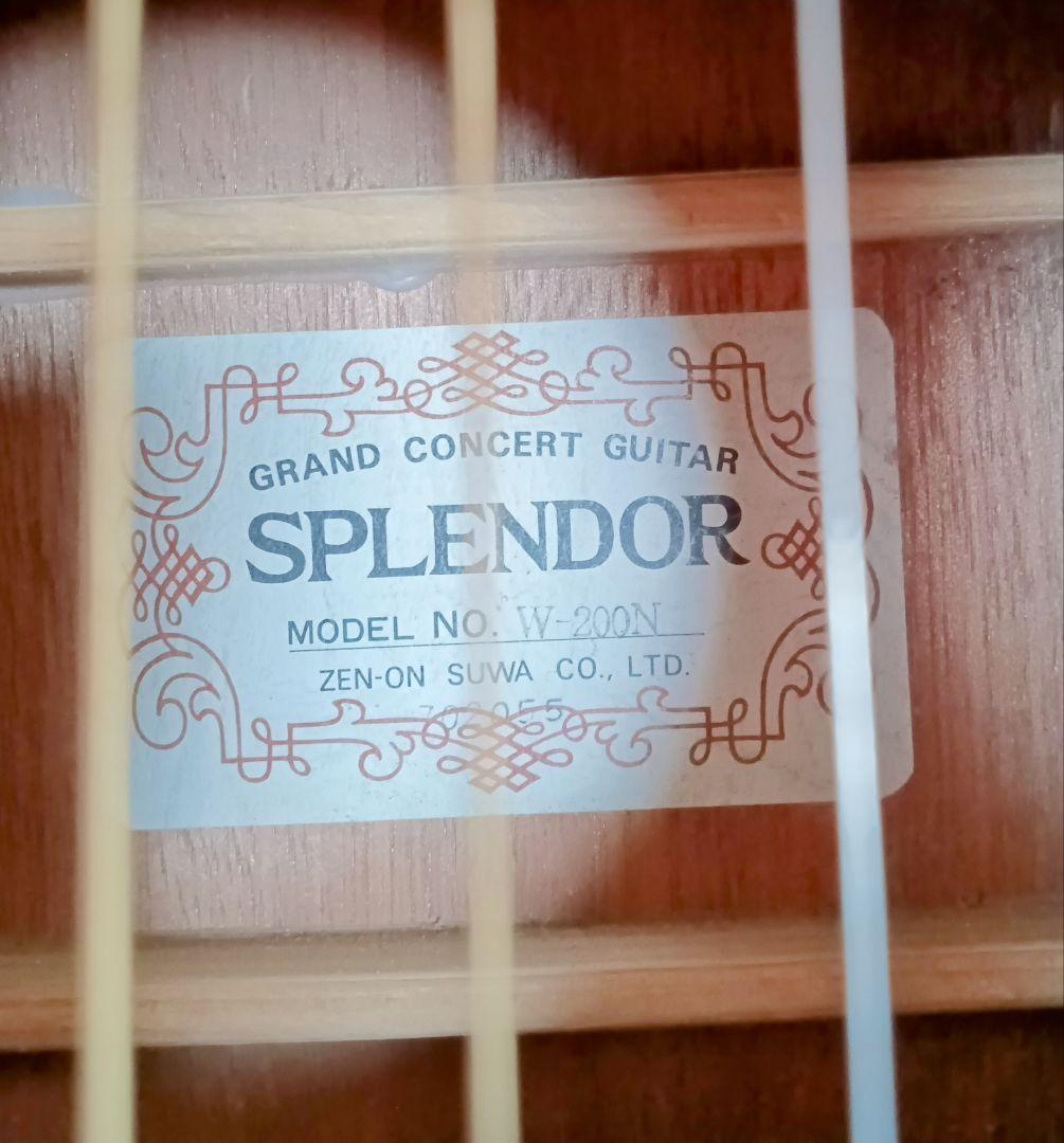 メ*ン様 SPLENDOR アコースティックギター W-200N ケース付き