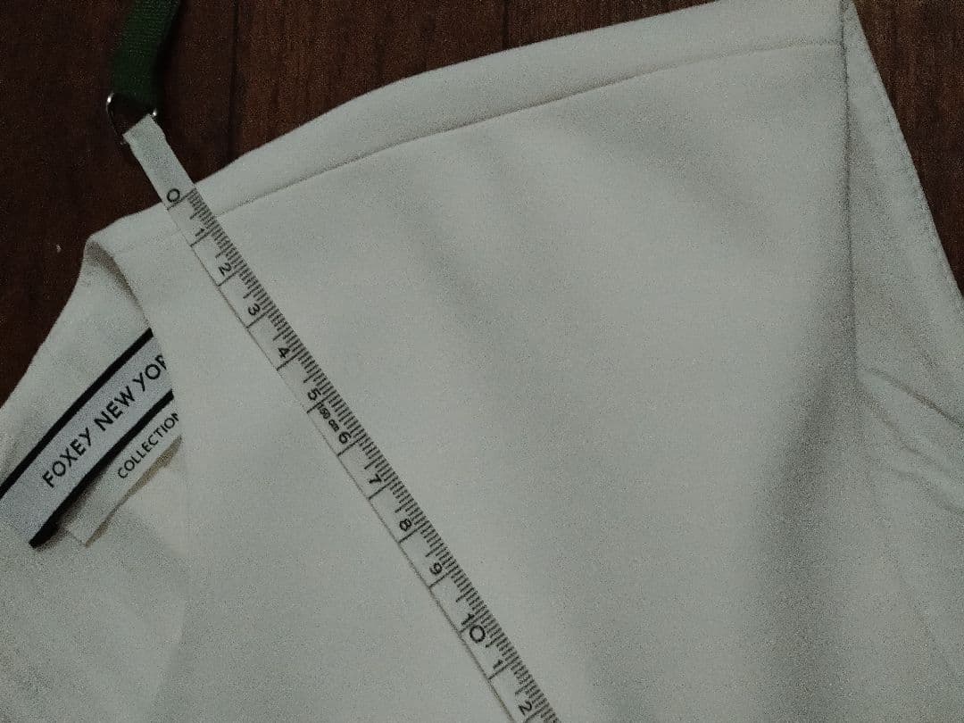 FOXEY NEW YORK フォクシー　38 ノースリーブワンピース ホワイト