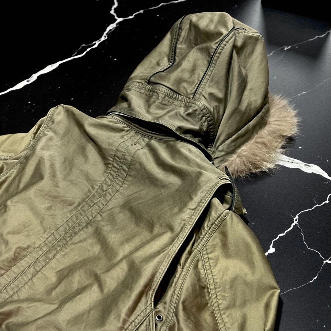 PPFM 00s モッズコート Real Fur Y2K アーカイブ M
