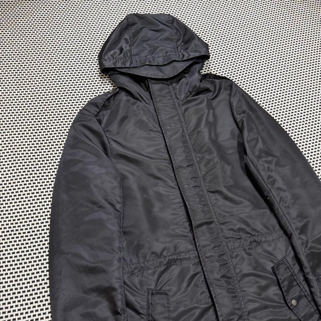 glamb ナイロンフィッシュテールコート