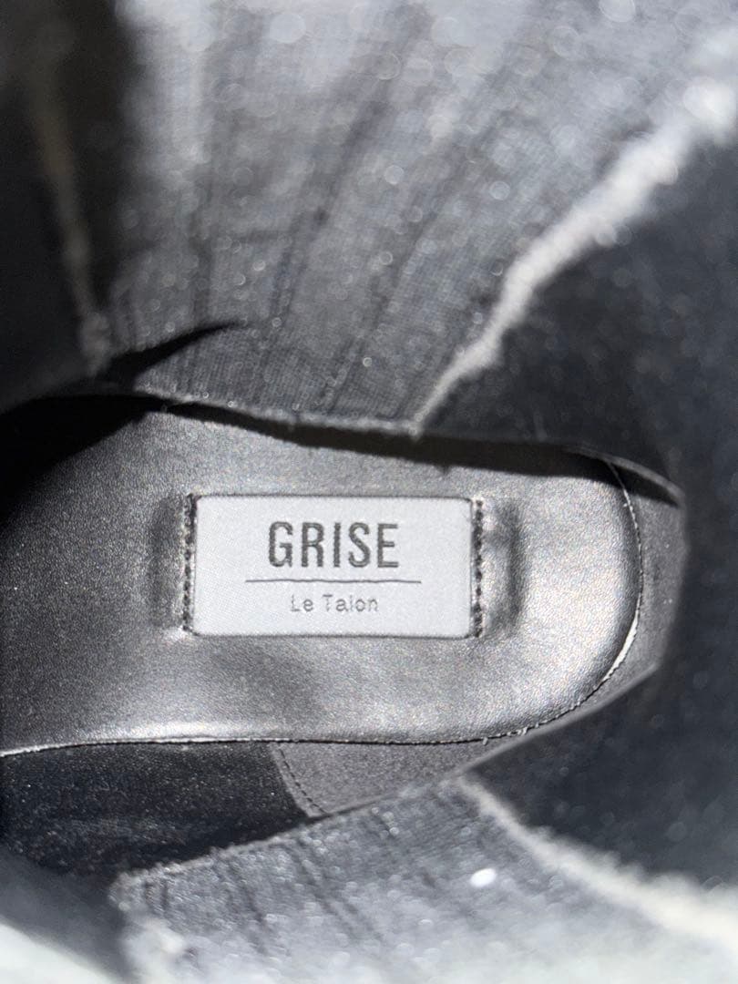 Le Talon ルタロン GRISE レザー　サイドゴアブーツ VIBRAM