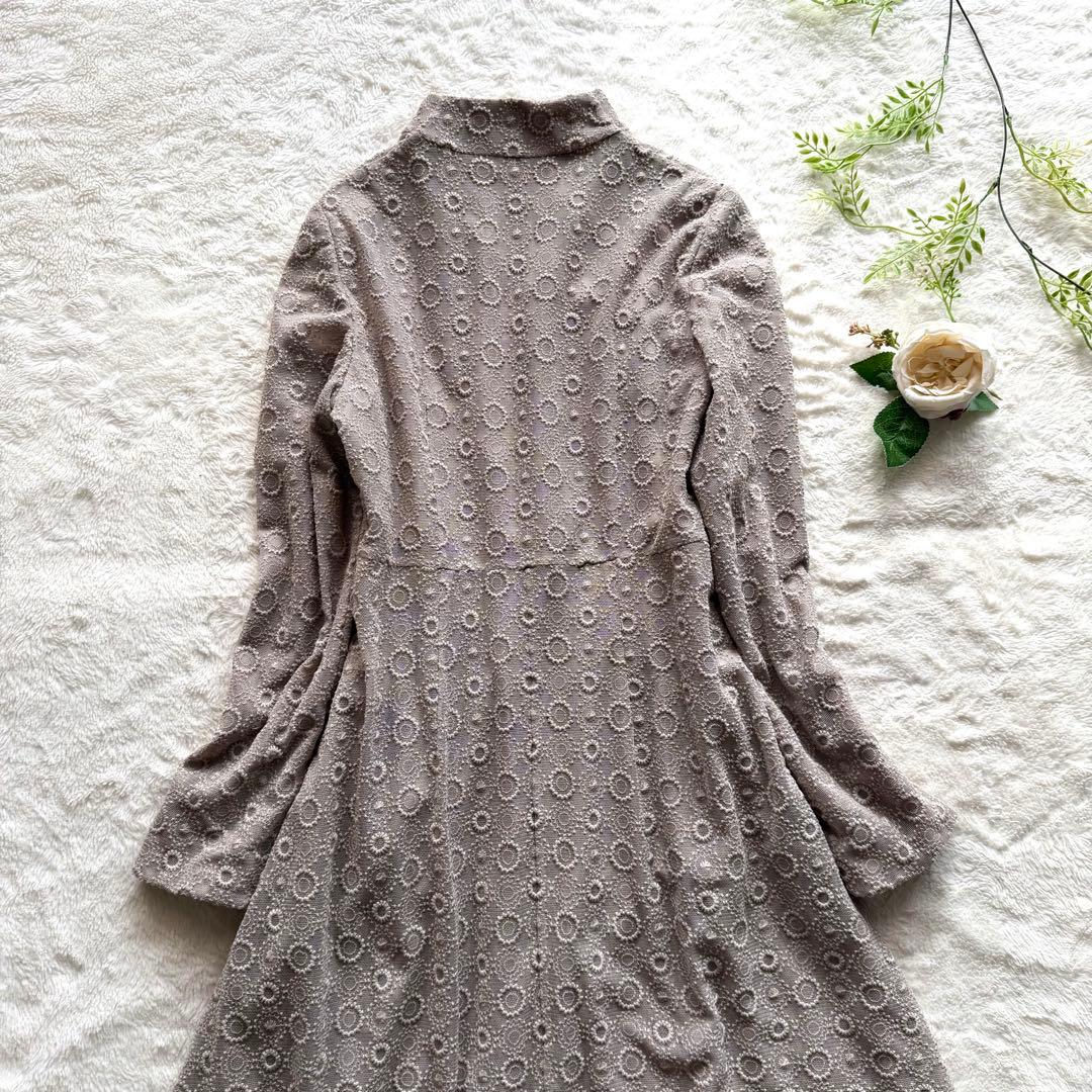 Sybilla シビラ レースボレロ 刺繍 コートワンピース ロング丈 Aライン