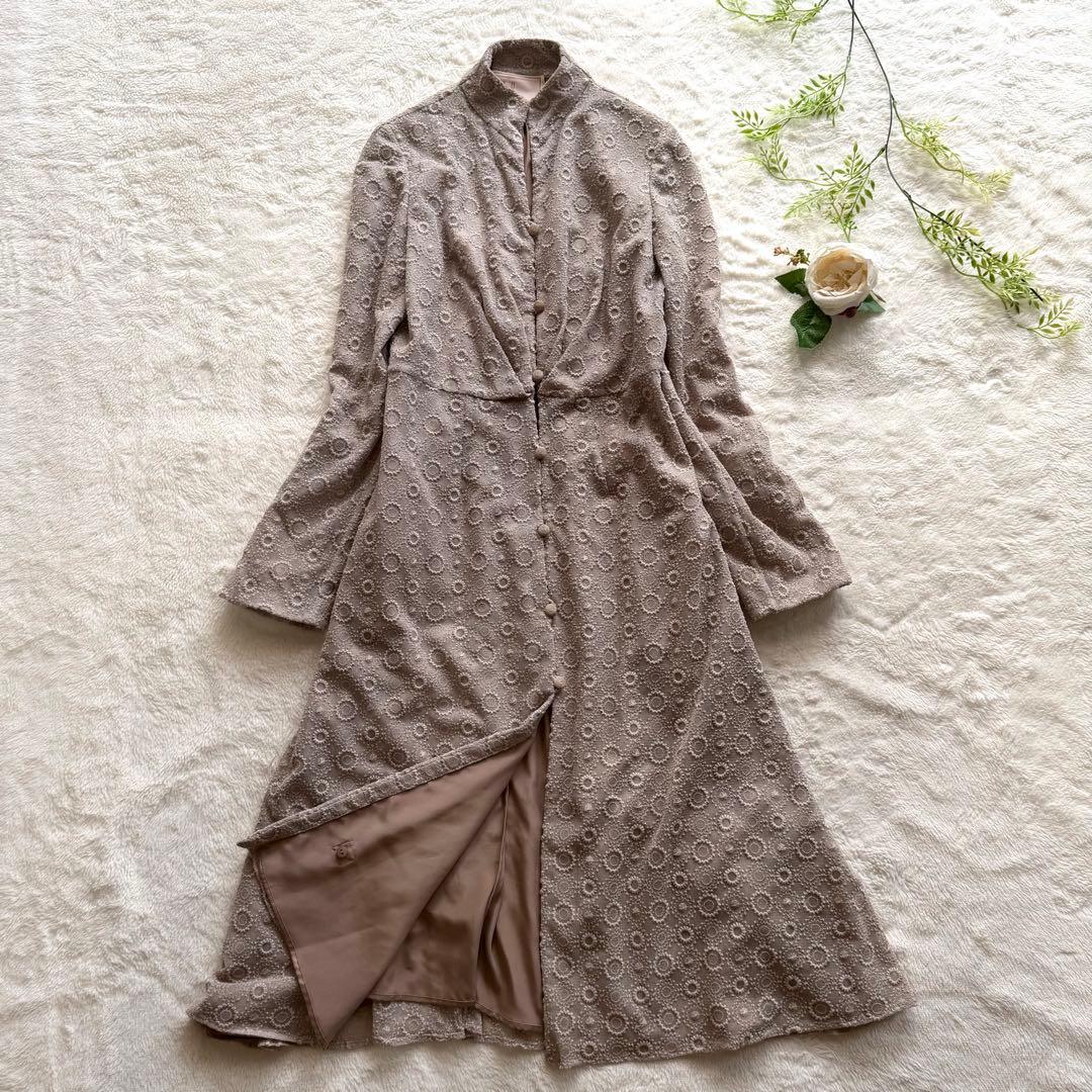 Sybilla シビラ レースボレロ 刺繍 コートワンピース ロング丈 Aライン