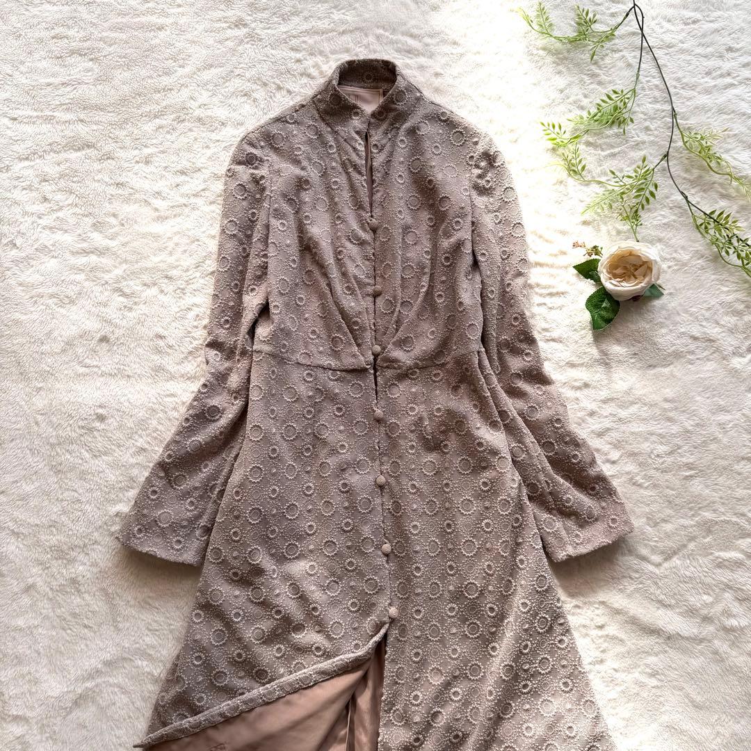 Sybilla シビラ レースボレロ 刺繍 コートワンピース ロング丈 Aライン