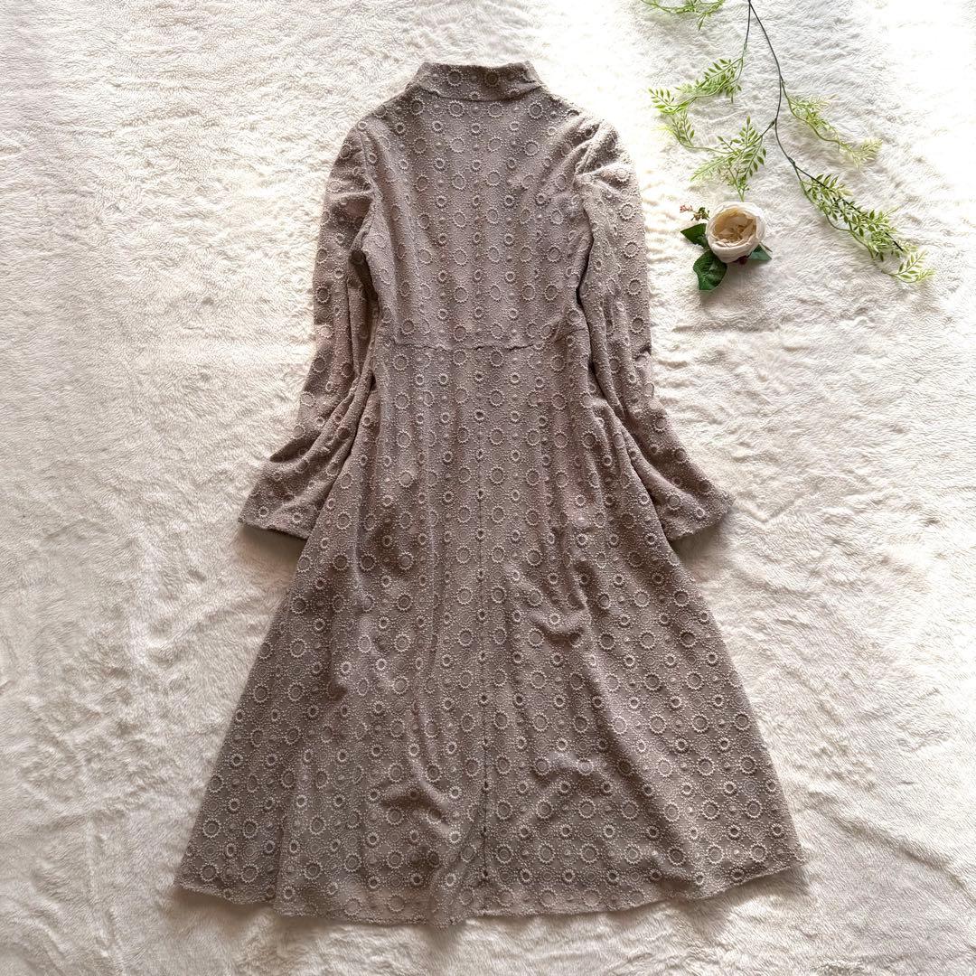 Sybilla シビラ レースボレロ 刺繍 コートワンピース ロング丈 Aライン