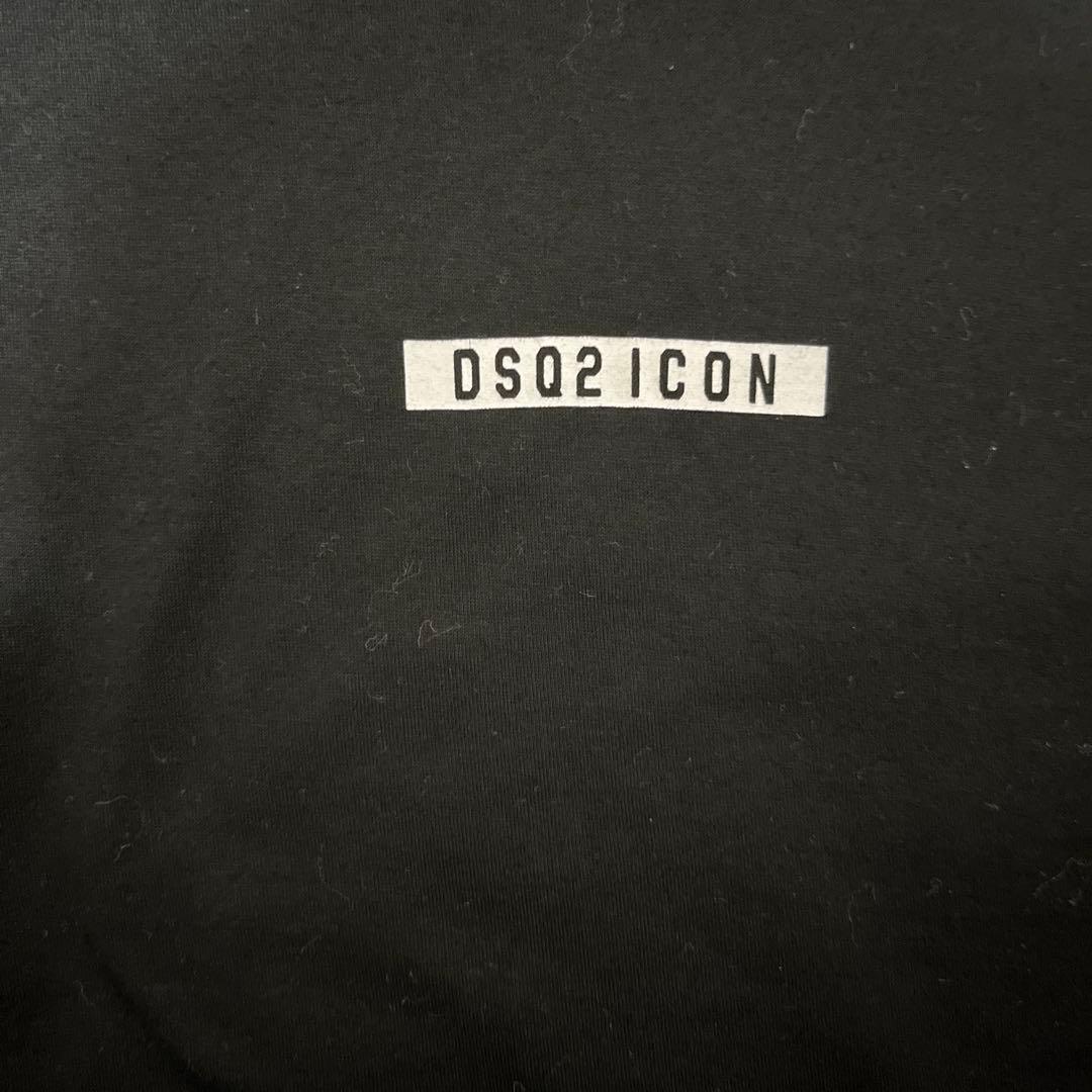DSQUARED2 DSQ2 ICON ブラック Tシャツ XXL