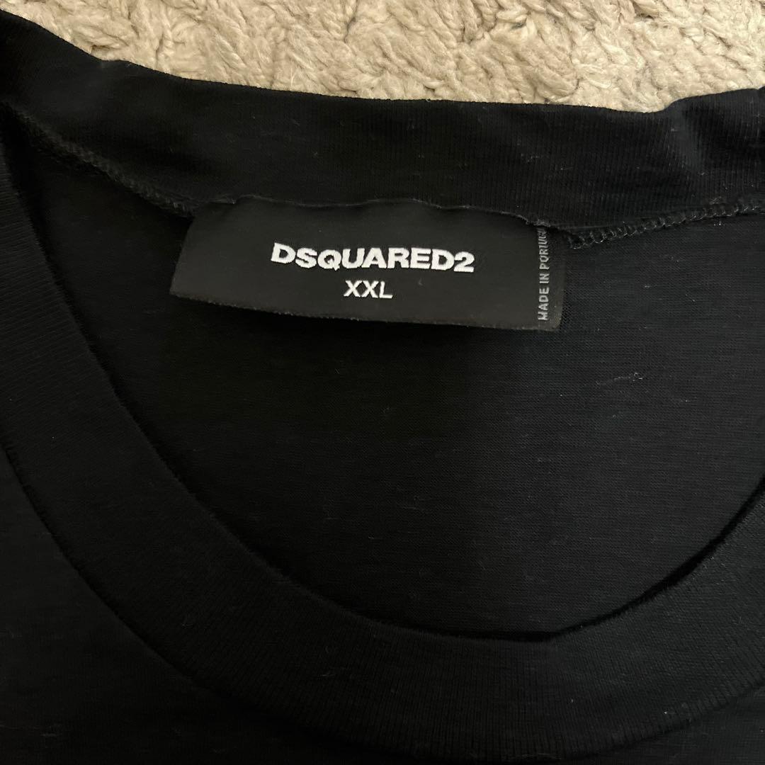 DSQUARED2 DSQ2 ICON ブラック Tシャツ XXL