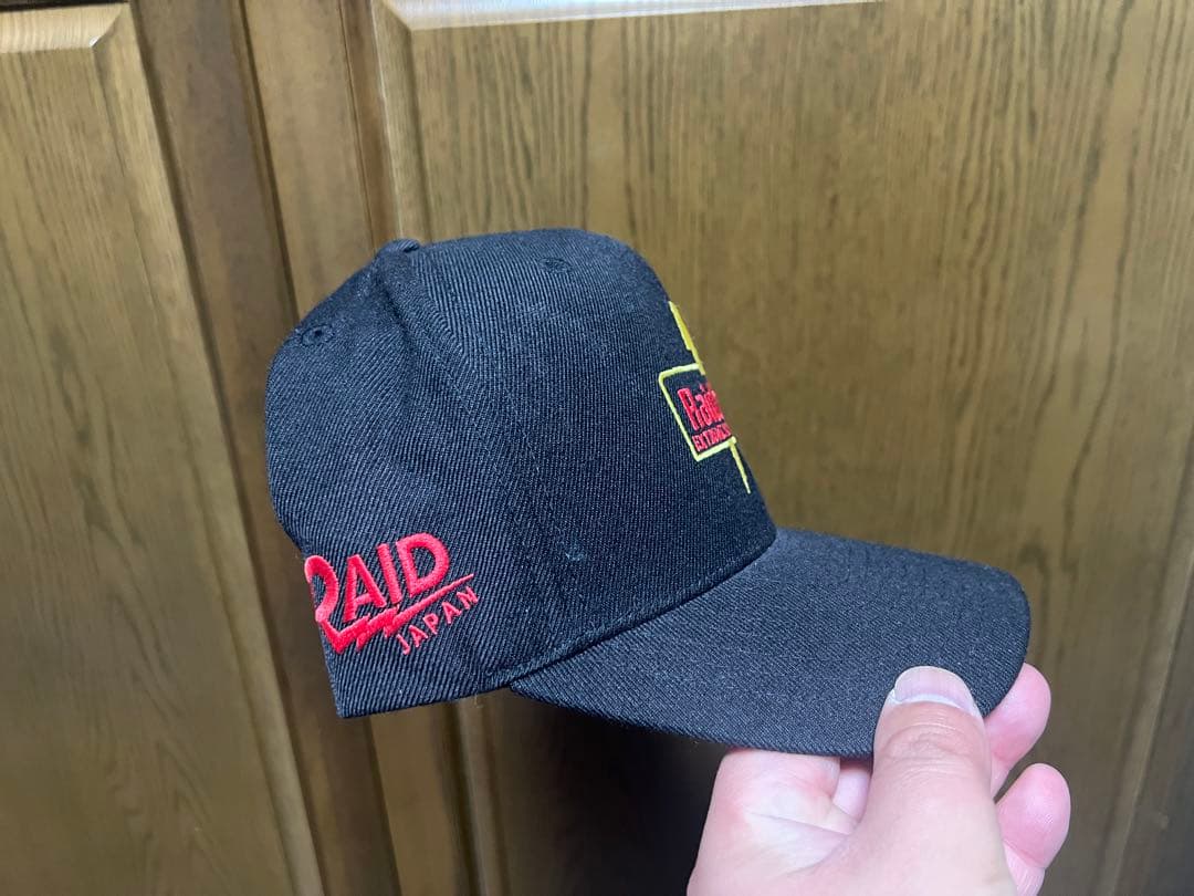 RAID JAPAN 刺繍ロゴキャップ 黒