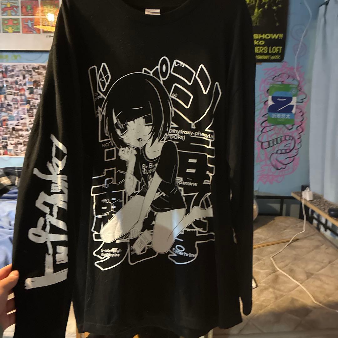 トップシークレットマンロングTシャツ