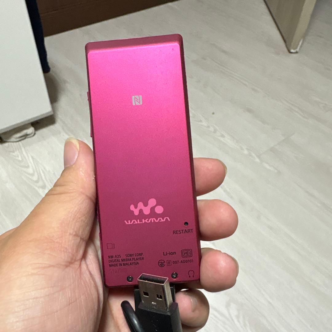 SONY NW-A25 ポータブルオーディオプレーヤー ピンク