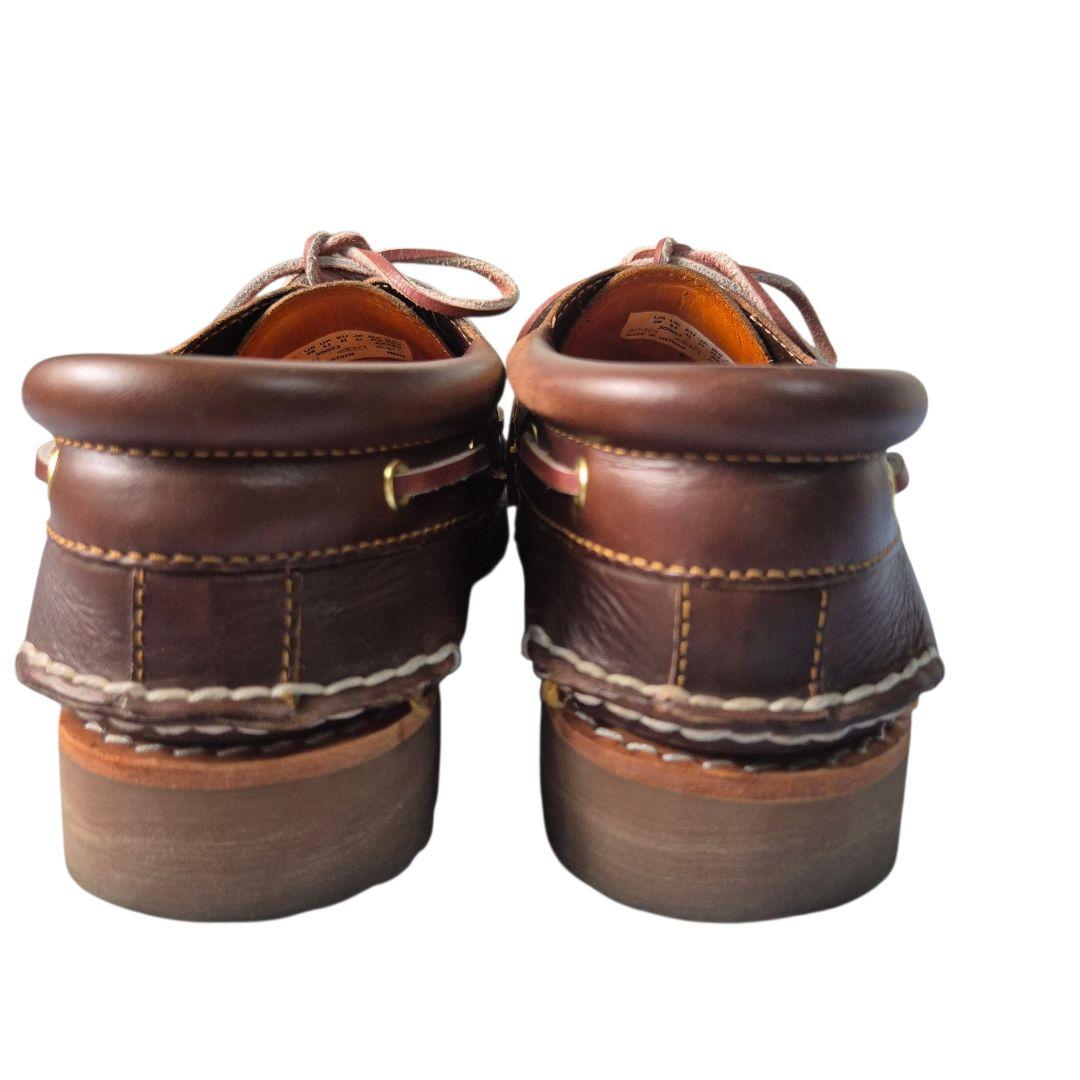 ほぼ未使用 Timberland 3eye 27.0 us9 ブラウン モカシン