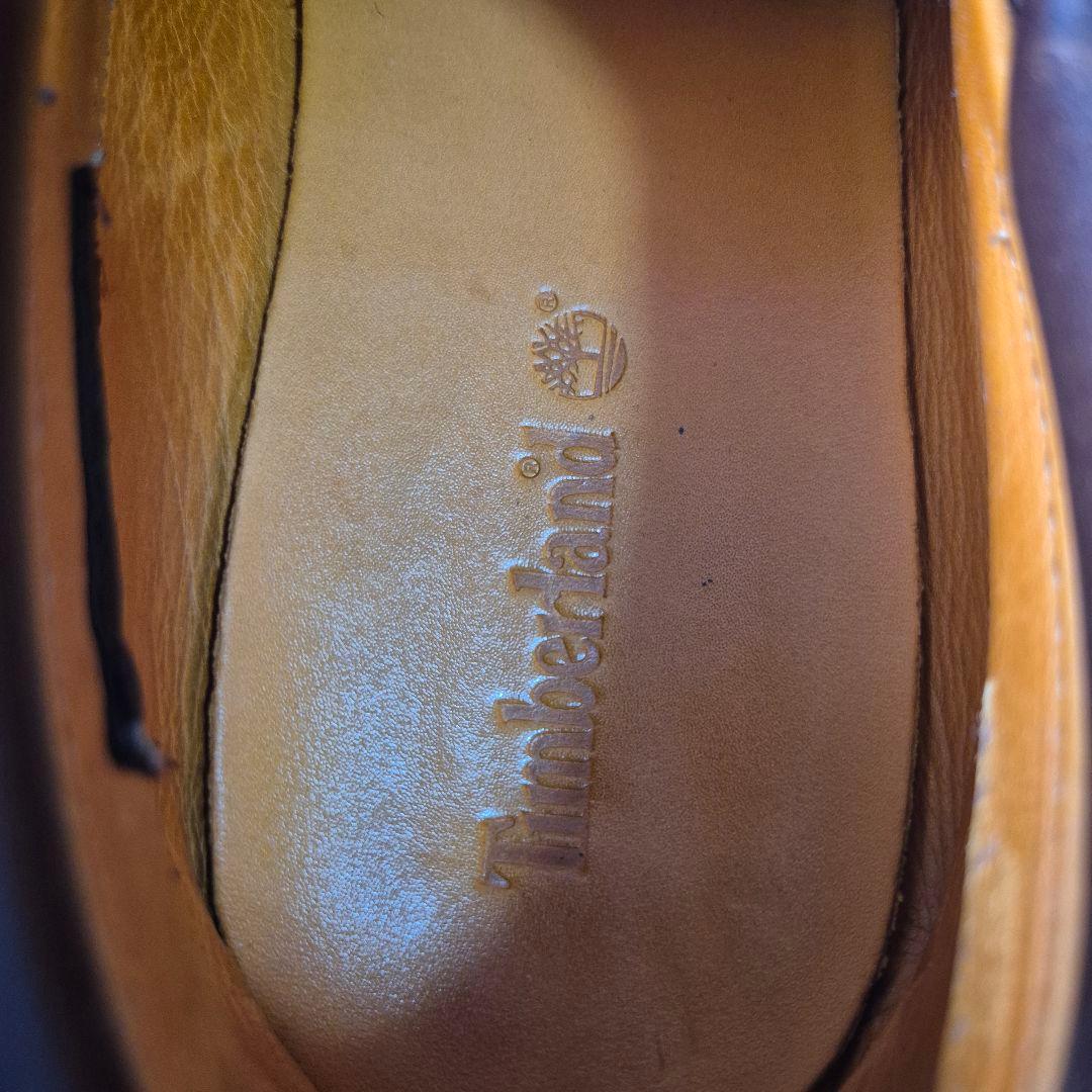 ほぼ未使用 Timberland 3eye 27.0 us9 ブラウン モカシン