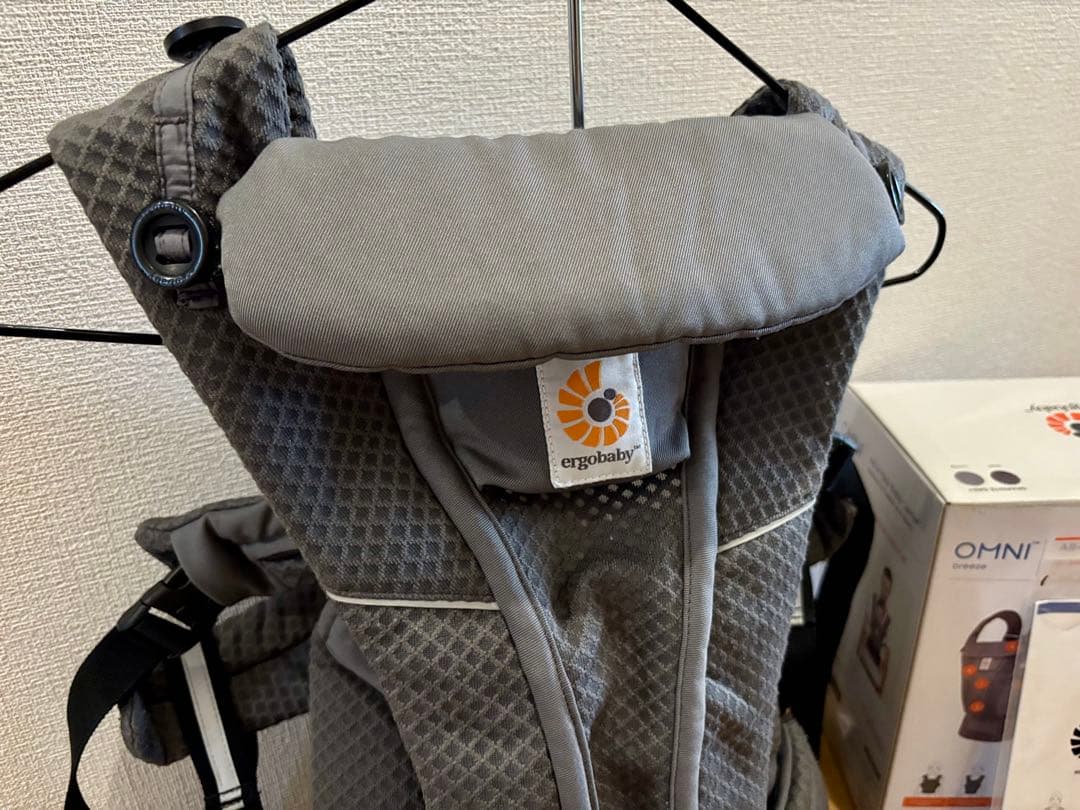 【極美品】エルゴベビー　オムニ ブリーズ　グラファイトグレー