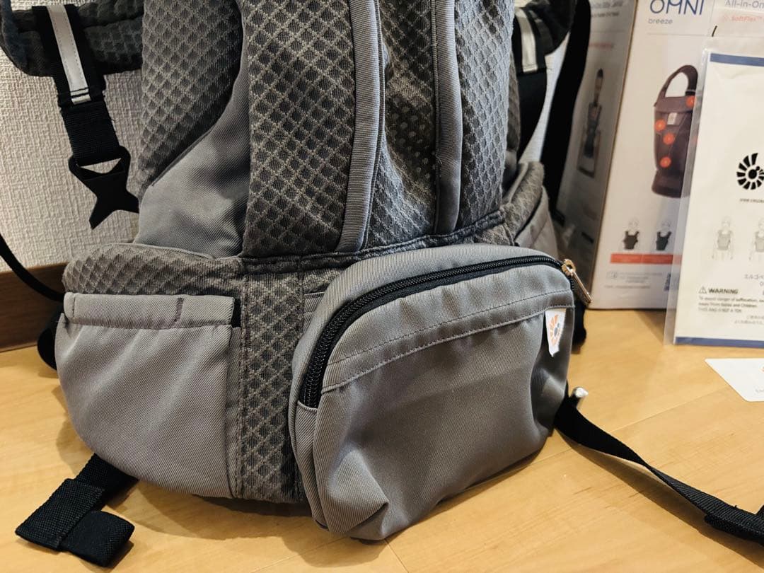 【極美品】エルゴベビー　オムニ ブリーズ　グラファイトグレー