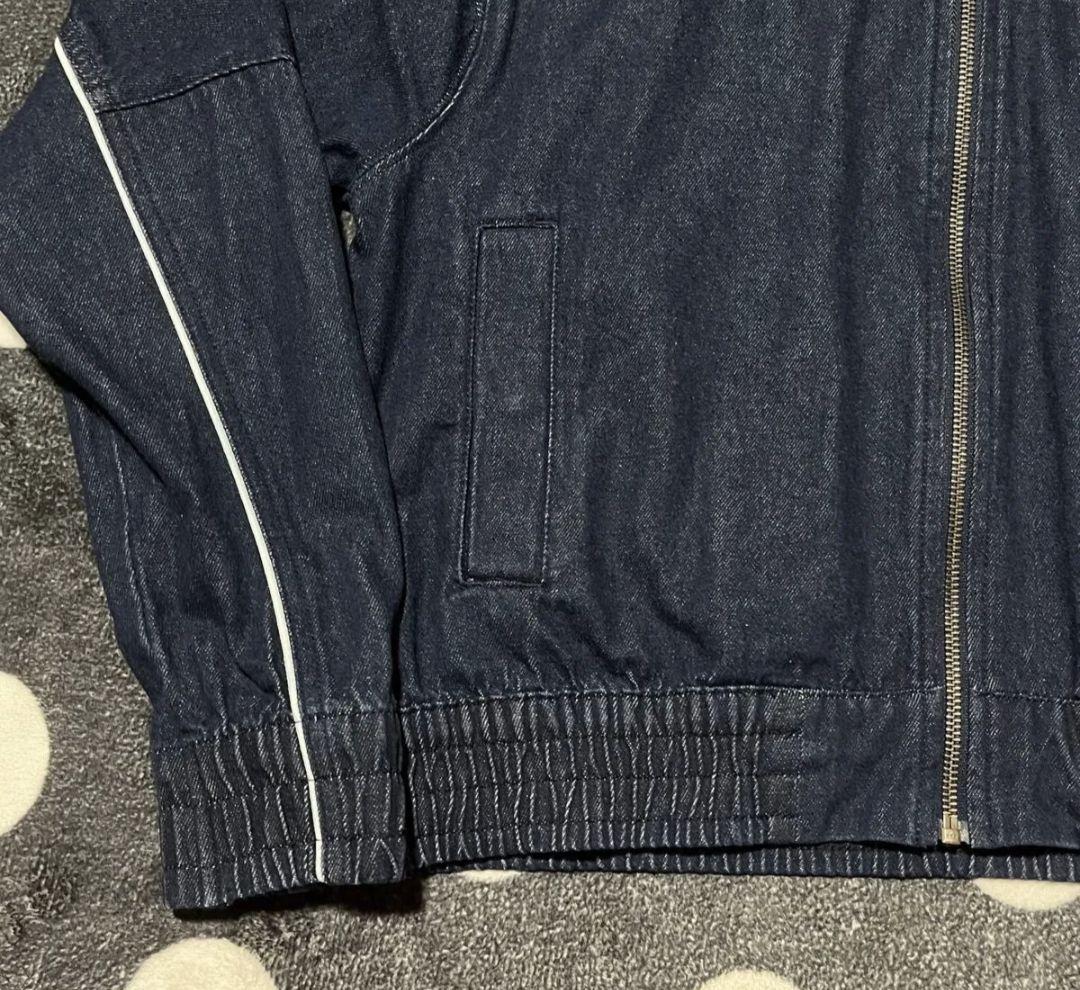 【あのちゃん着用】adidas デニム トラックジャケット インディゴブルー