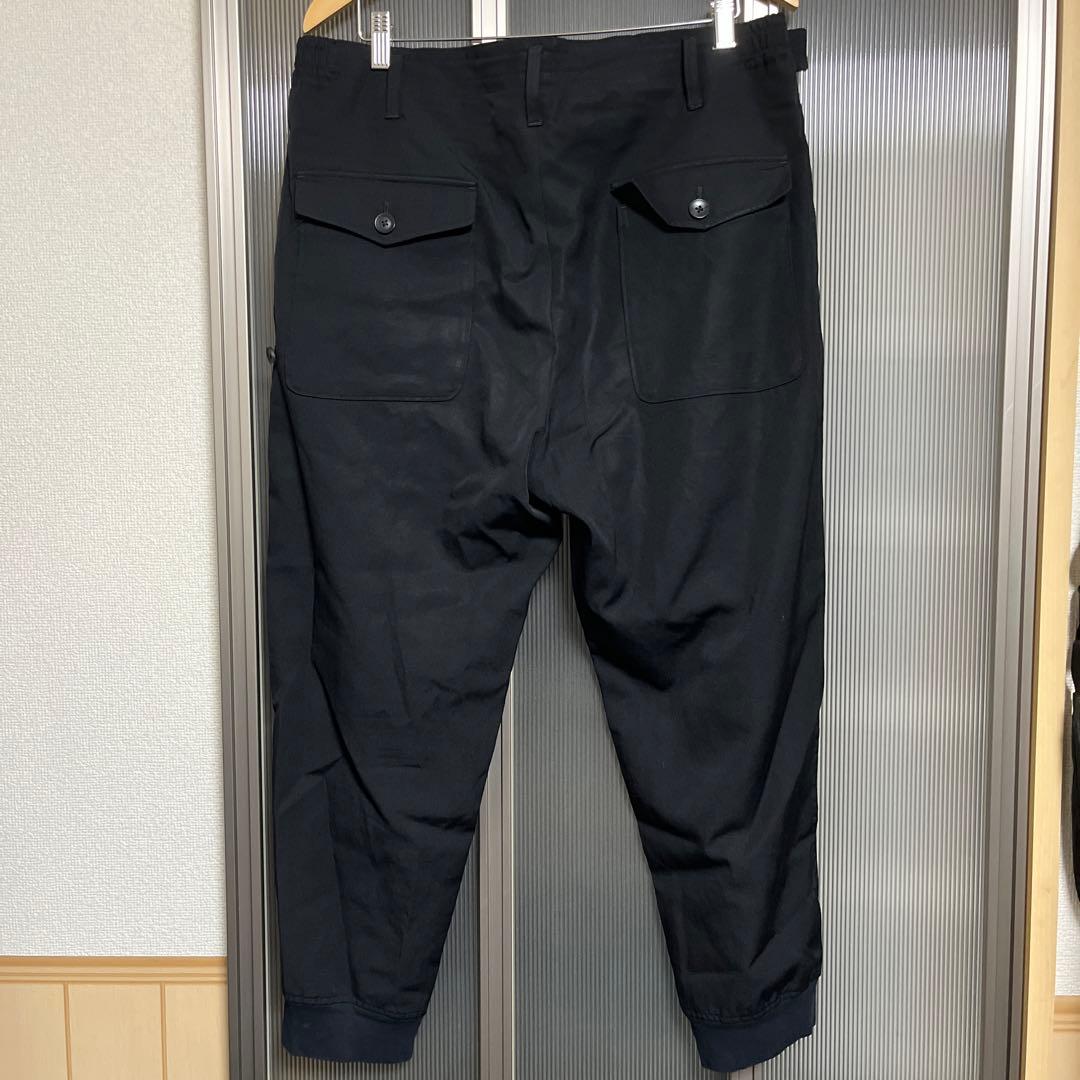 Yohji Yamamoto POUR HOMME テープ付き裾リブPT 2