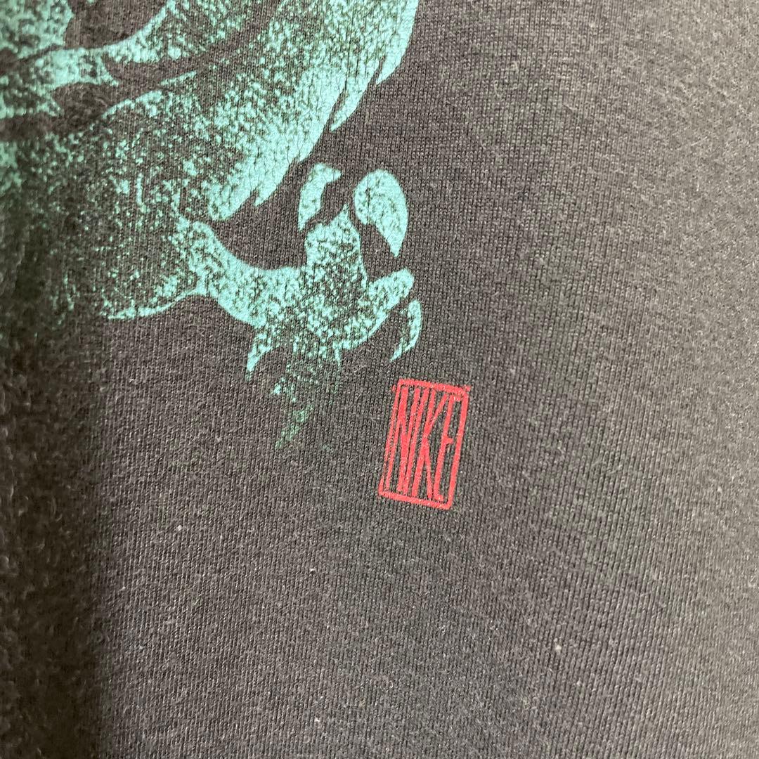 NIKE ヴィンテージ Tシャツ 90s ドラゴン 龍 ブラック