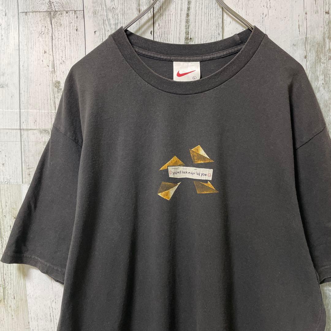NIKE ヴィンテージ Tシャツ 90s ドラゴン 龍 ブラック