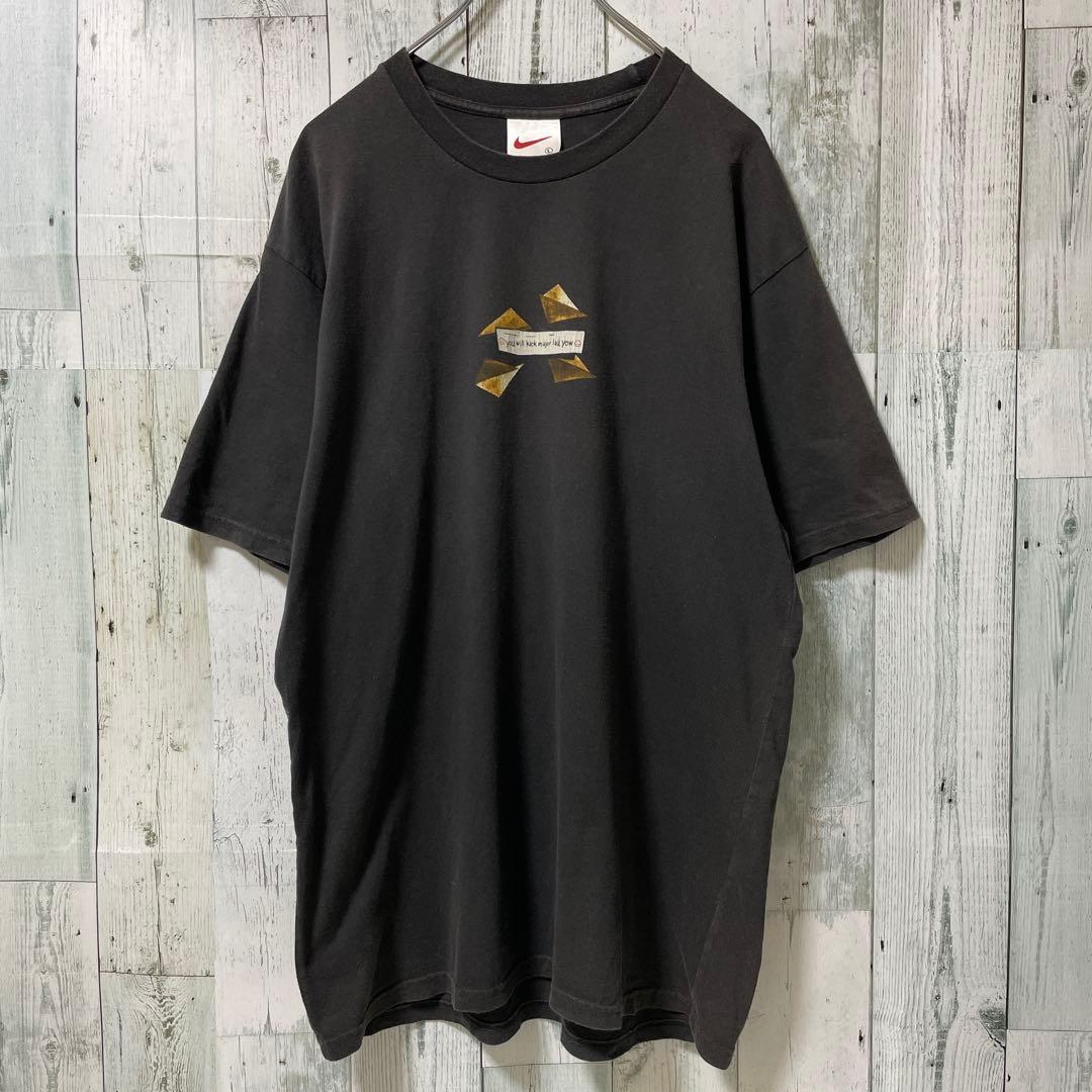 NIKE ヴィンテージ Tシャツ 90s ドラゴン 龍 ブラック