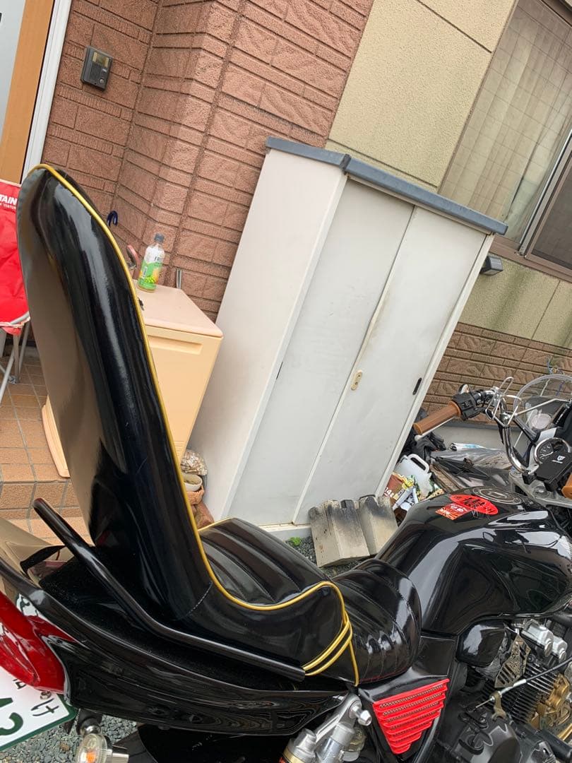 cb400sf nc39三段シート黒金