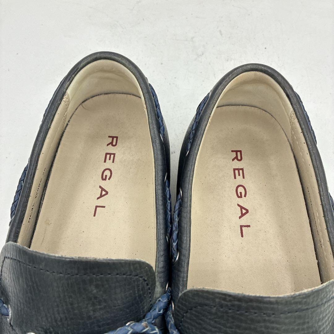 【良品】REGAL リーガル ドライビングシューズ W09C スリッポン 25