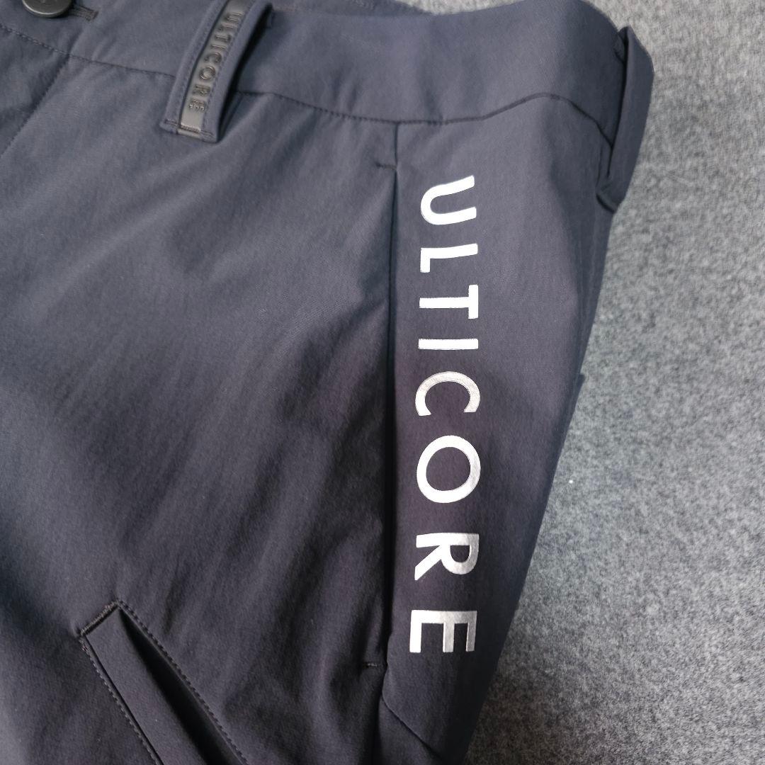 極美品 ULTICORE アルティコア 春ストレッチゴルフパンツ 黒 W82 L