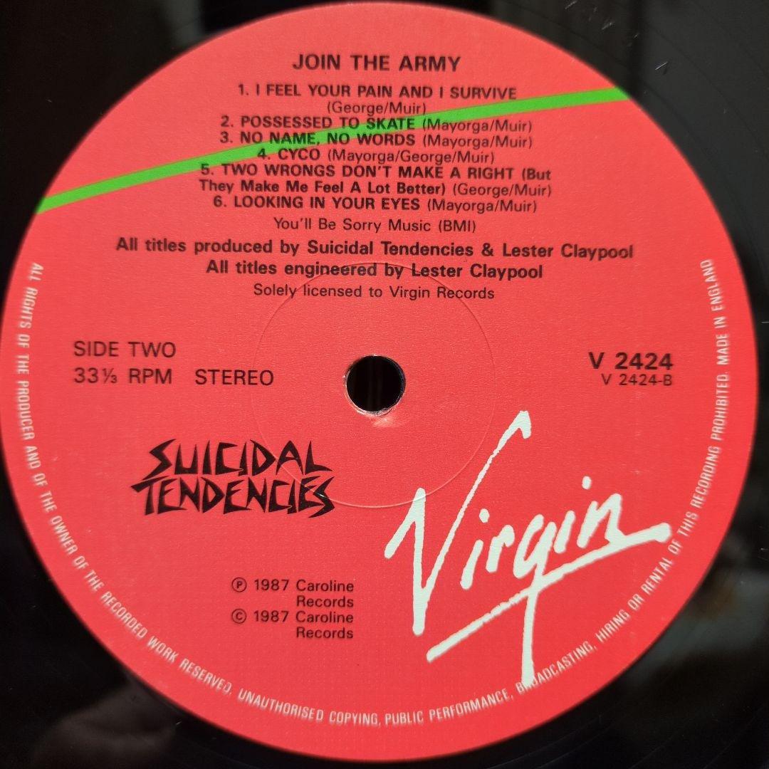 ☆Suicidal Tendencies / Join the Army/ LP