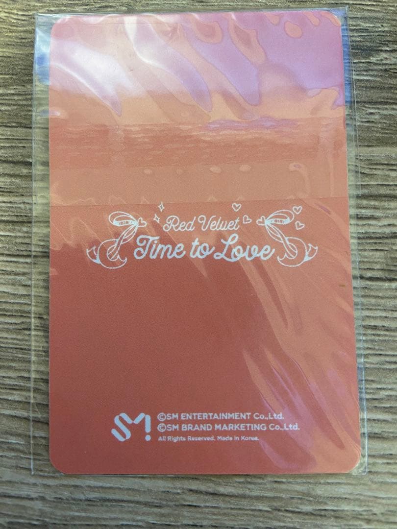 【貴重】redvelvet Irene トレカ time to love MD
