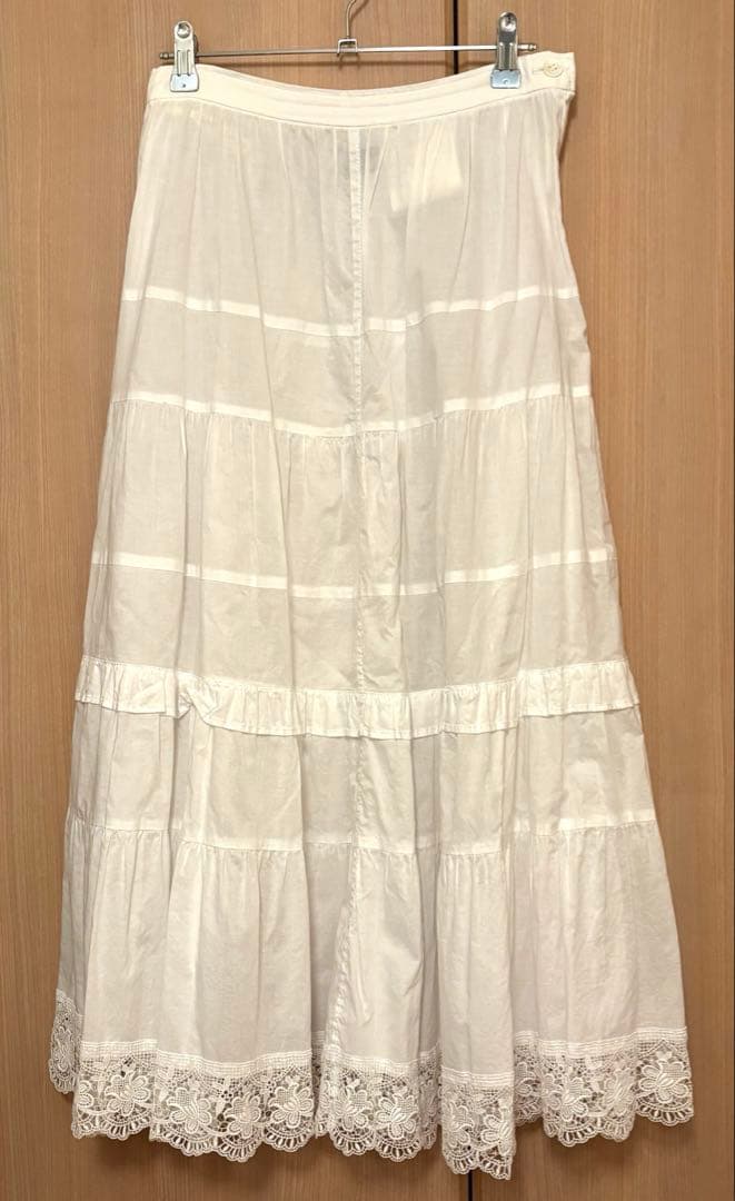 tricot COMME des GARÇONS ホワイト フレア スカート