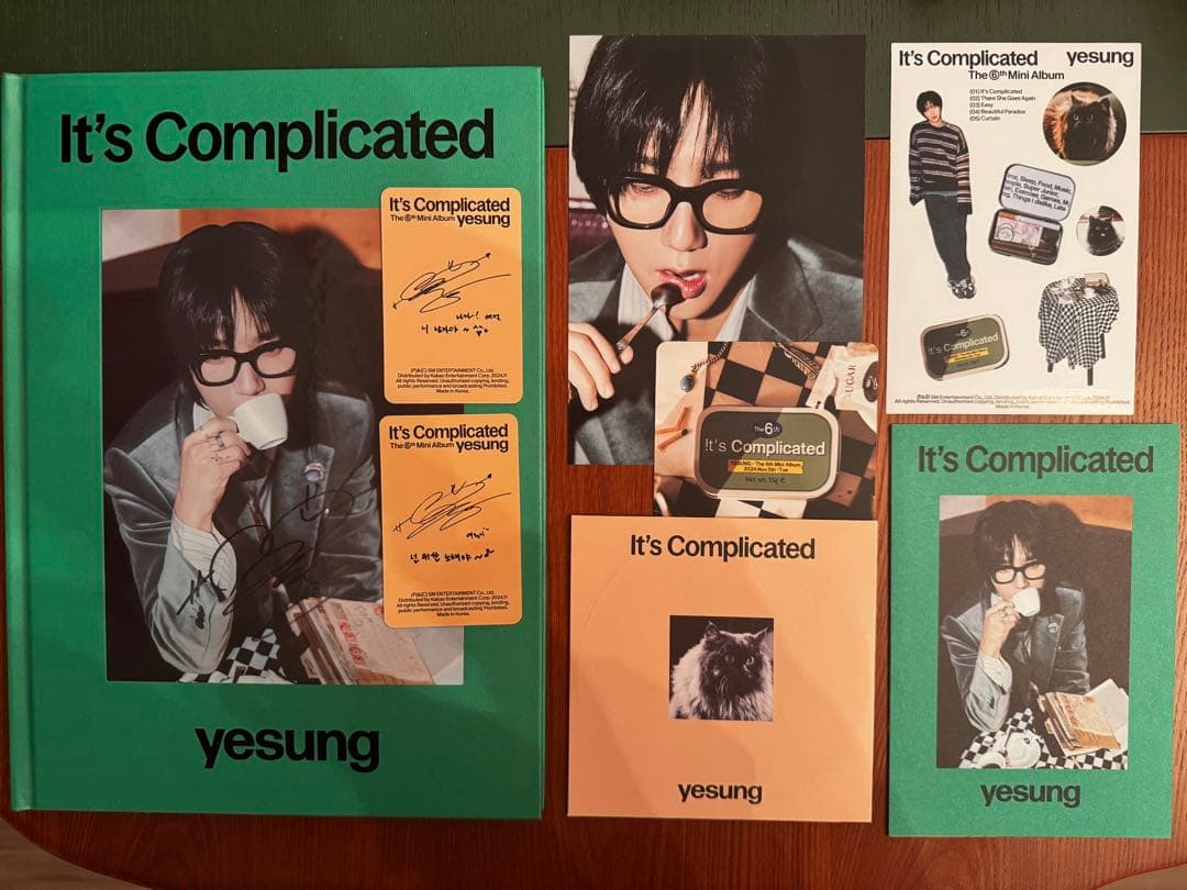 YesungイェソンIt's Complicated直筆サイン トレカ付き