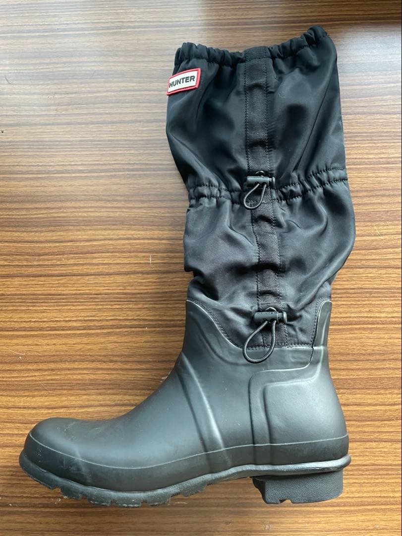 HUNTER ポケット付き！ロング ブーツ24.5cm