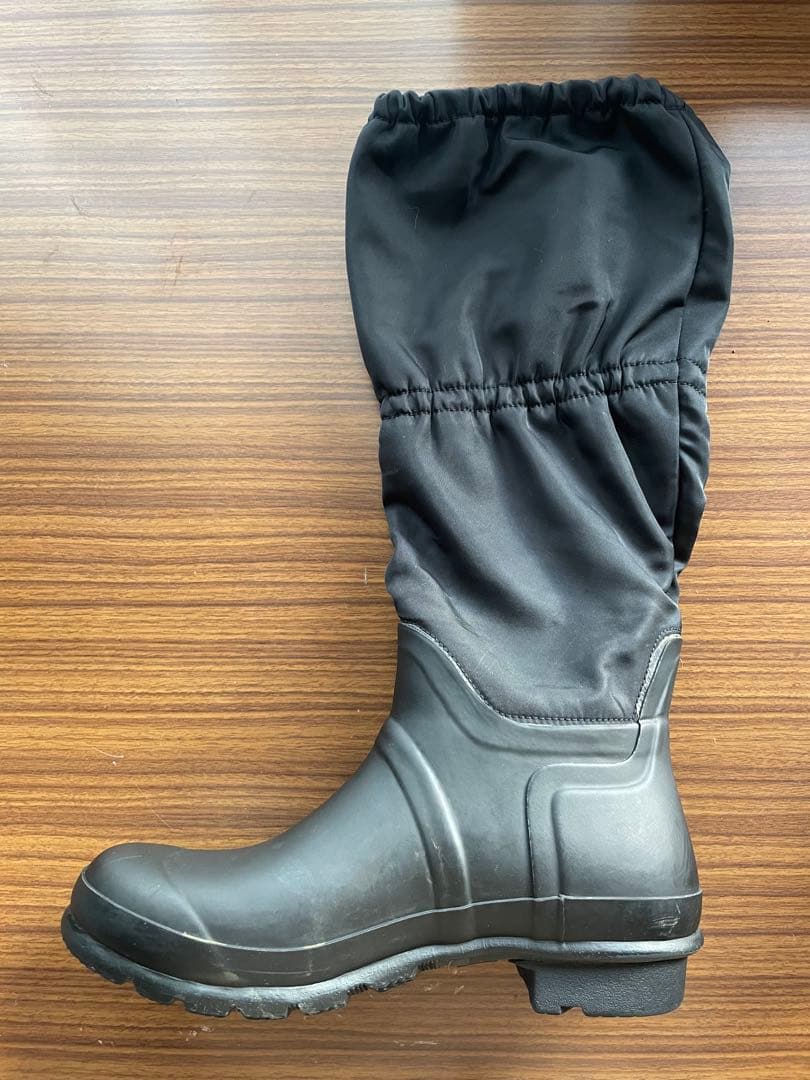 HUNTER ポケット付き！ロング ブーツ24.5cm