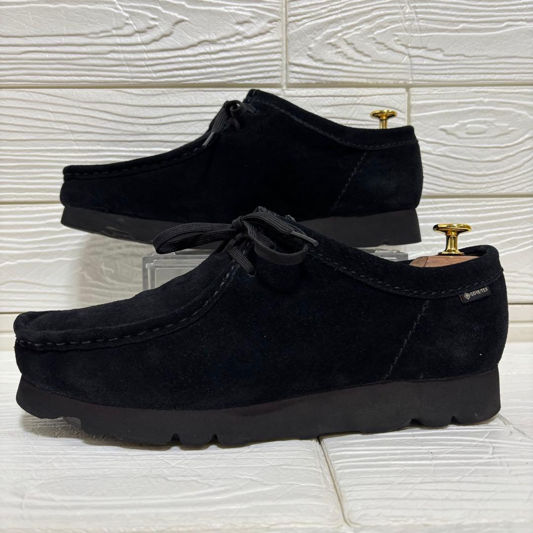 【美品】Clarks Wallabee GTX ブラックVibram UK7.5