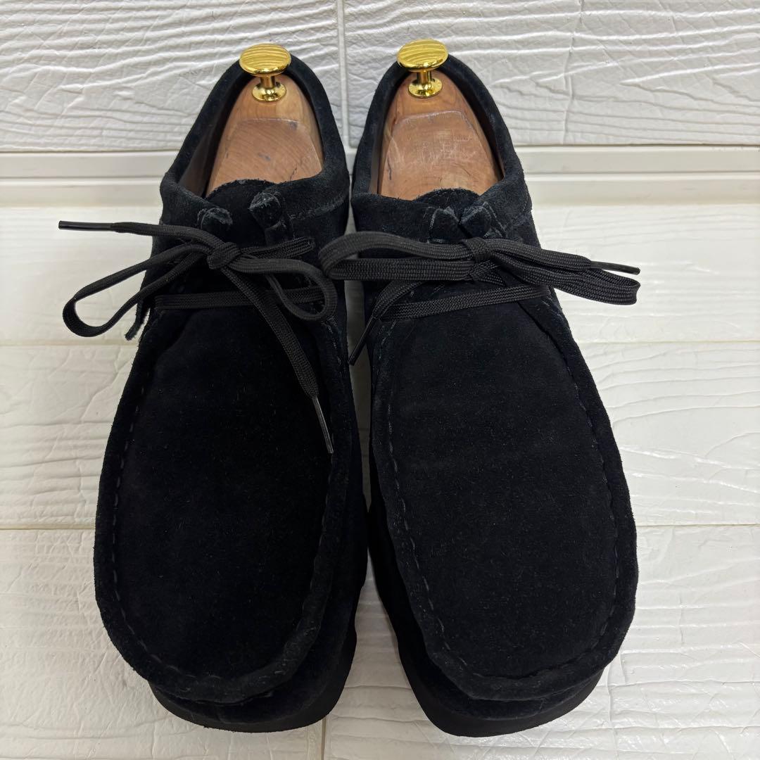 【美品】Clarks Wallabee GTX ブラックVibram UK7.5