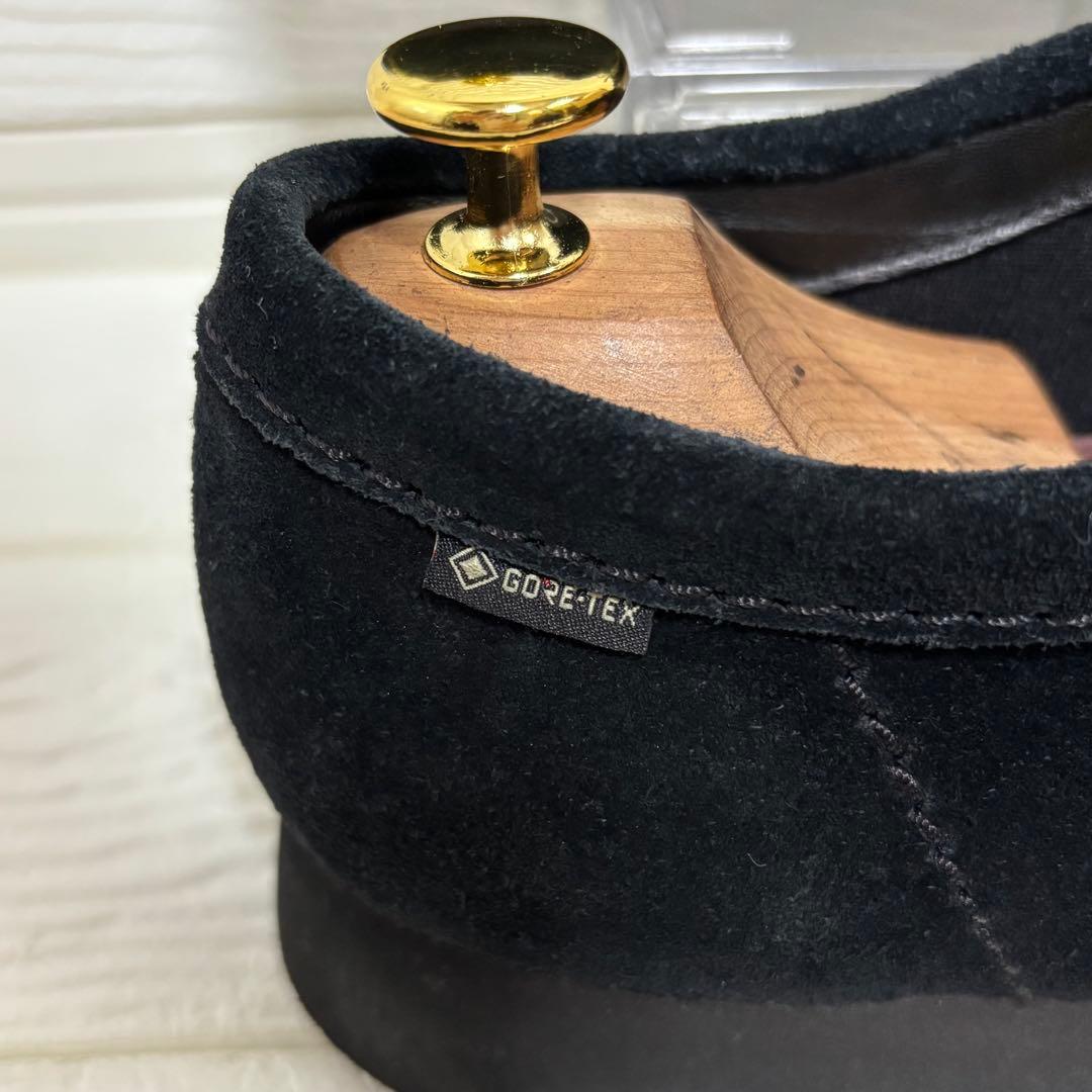 【美品】Clarks Wallabee GTX ブラックVibram UK7.5