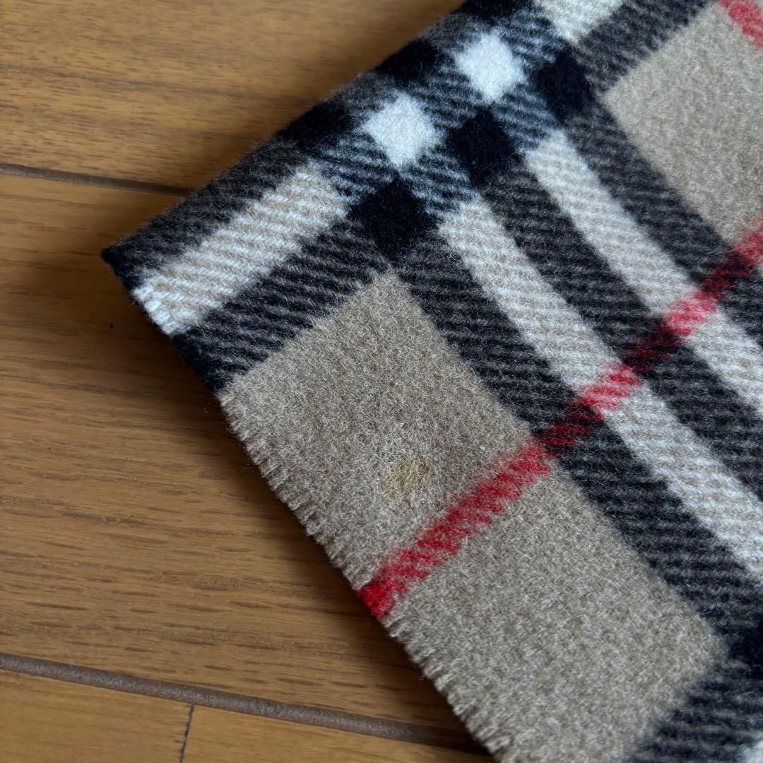 Burberrys バーバリー 大判ストール ノバチェック カシミヤ混 マフラー