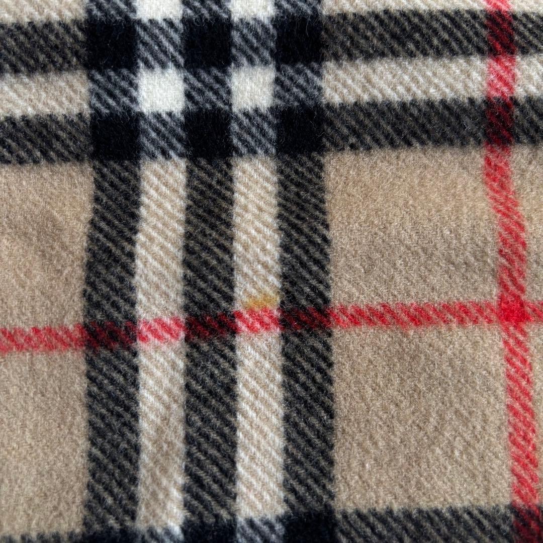 Burberrys バーバリー 大判ストール ノバチェック カシミヤ混 マフラー