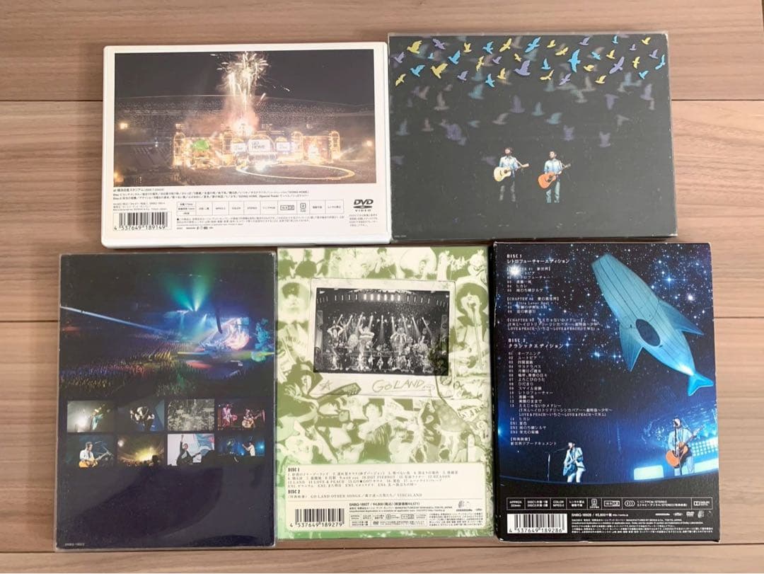 ゆずライブ DVD 5枚セット