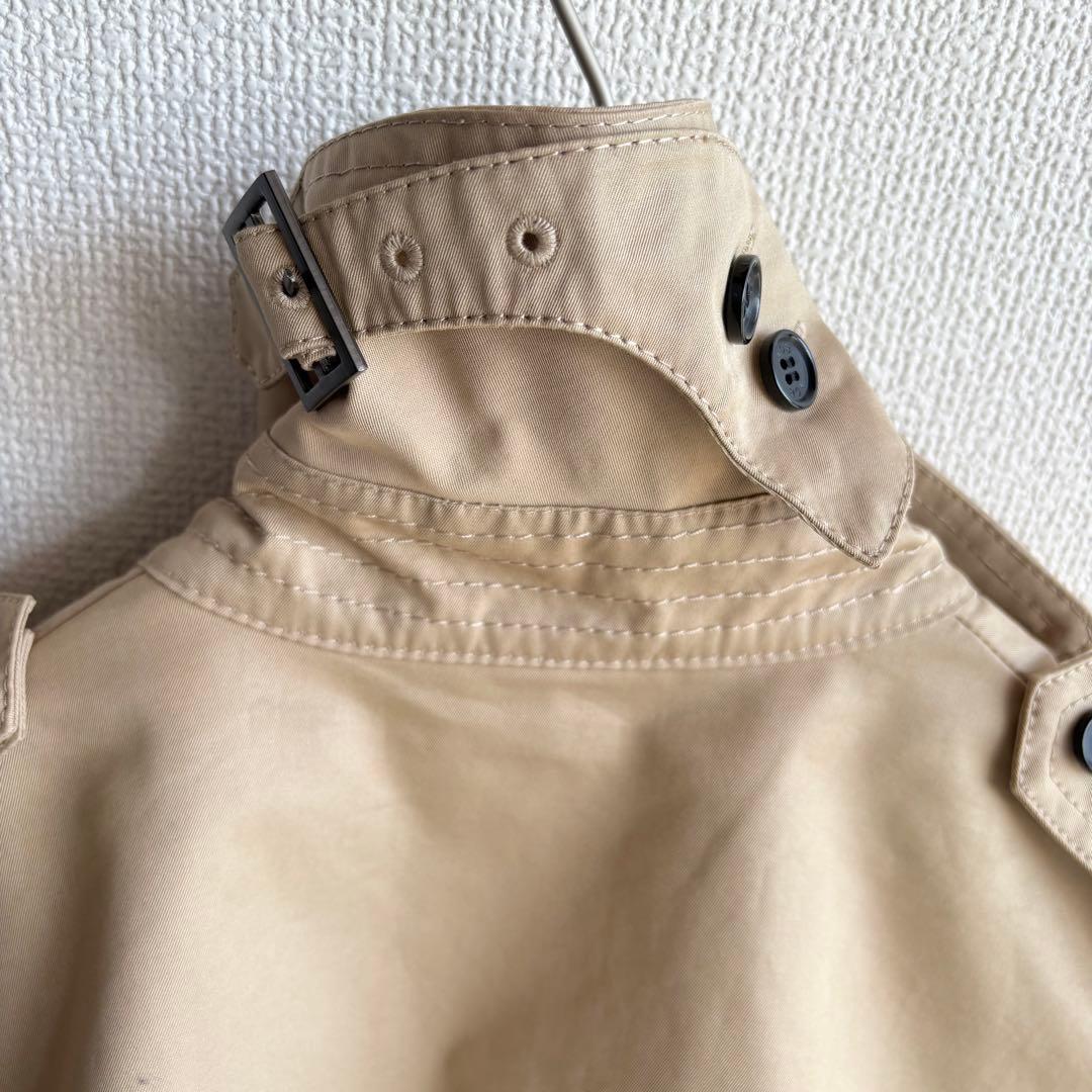 iCB トレンチコート ウール チェック ライナー付 ベージュ 11