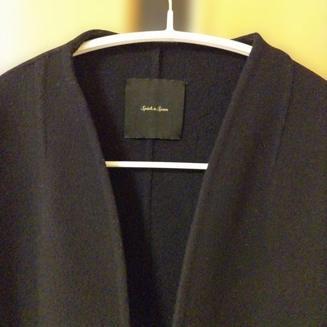 Spick&Span ノーカラー ロングコート