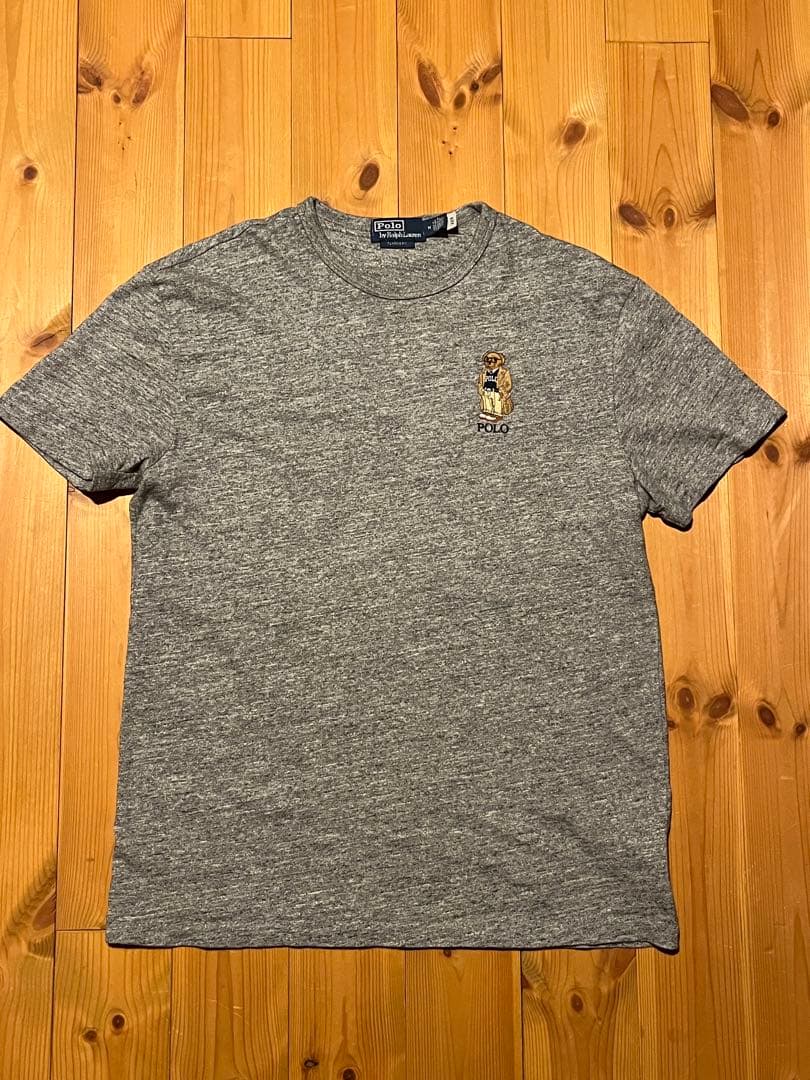 黒*ダ様 ラルフローレン　クラシック Polo ベア スラブ ジャージー Tシャ