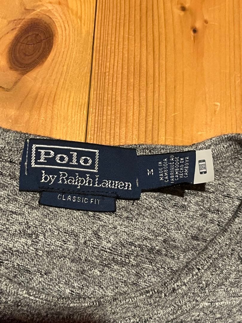黒*ダ様 ラルフローレン　クラシック Polo ベア スラブ ジャージー Tシャ