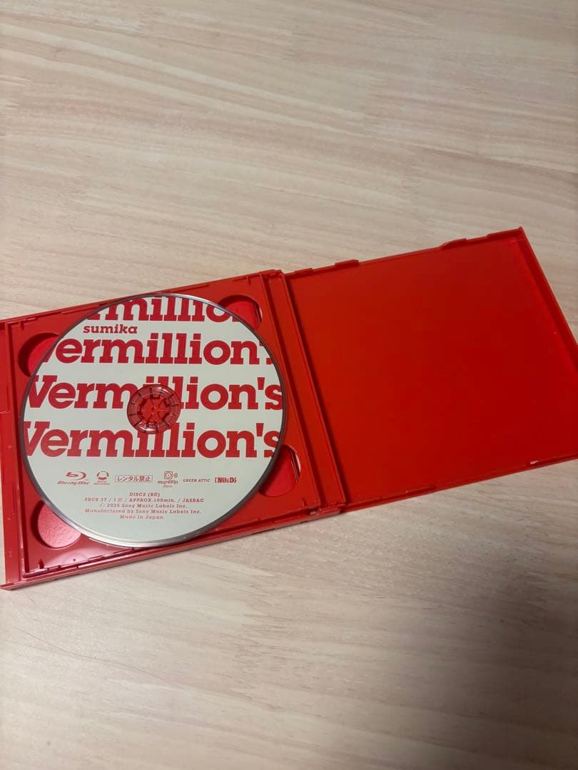 sumika Vermillion's 完全生産限定ファンクラブ限定盤