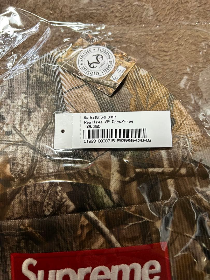 帽子 Supreme New Era Box Logo Beanie Realtree