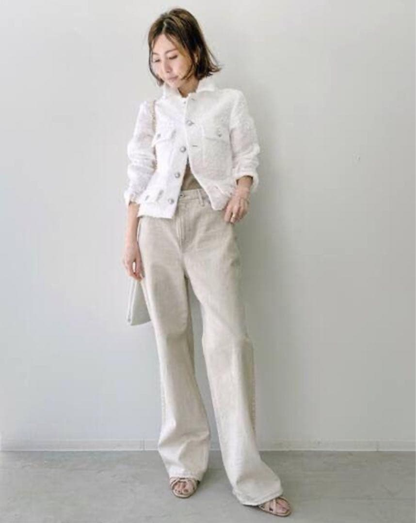 【美品】MADISONBLUE 　ツイード SHORT JK LINTON