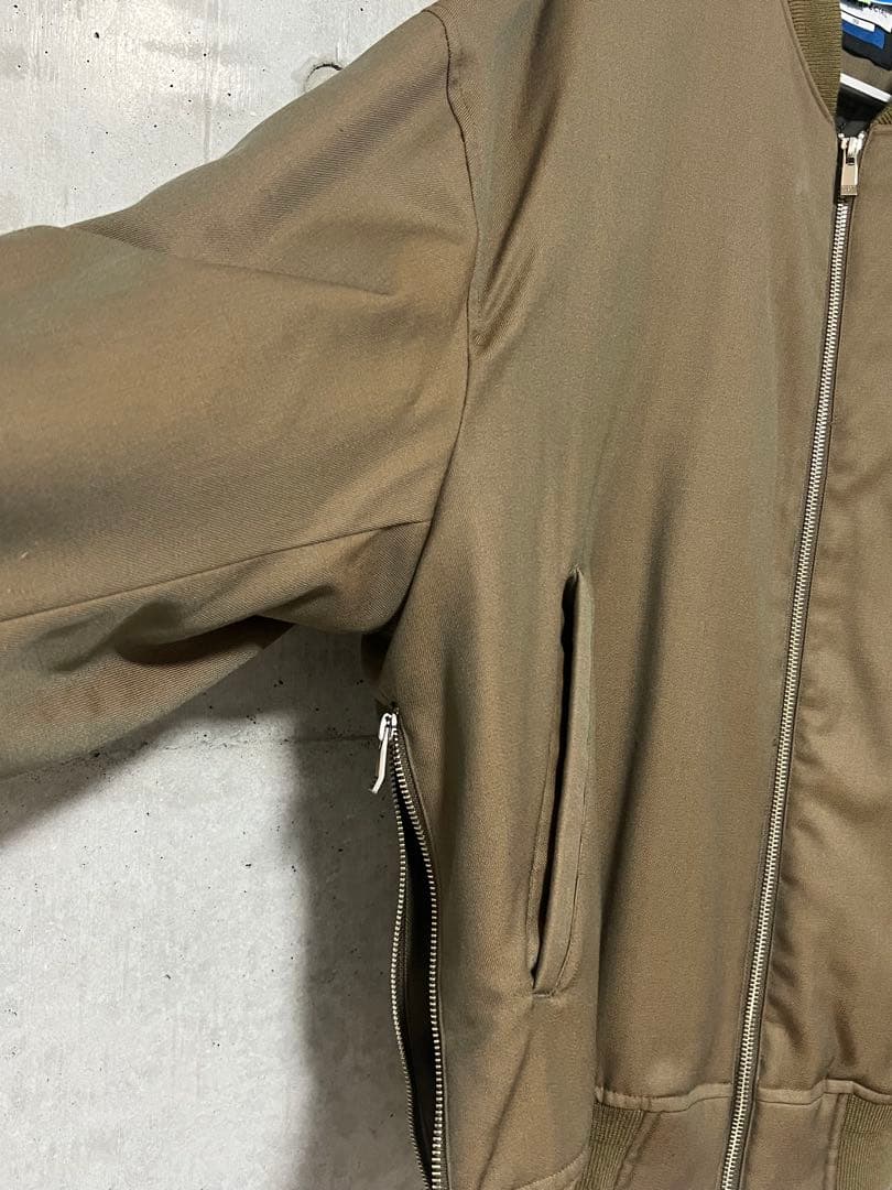 メゾンスペシャル プライム オーバー ウール シャンブレー MA-1
