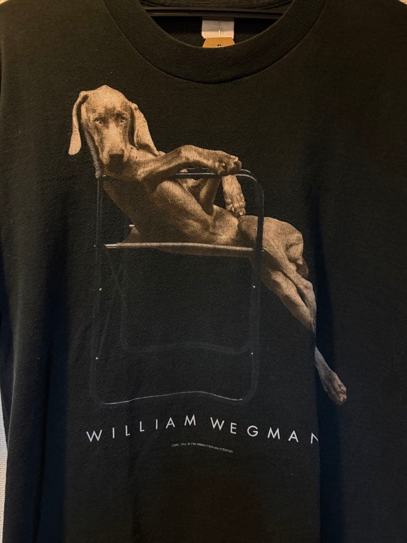 William Wegman Dog Tee Black usa製