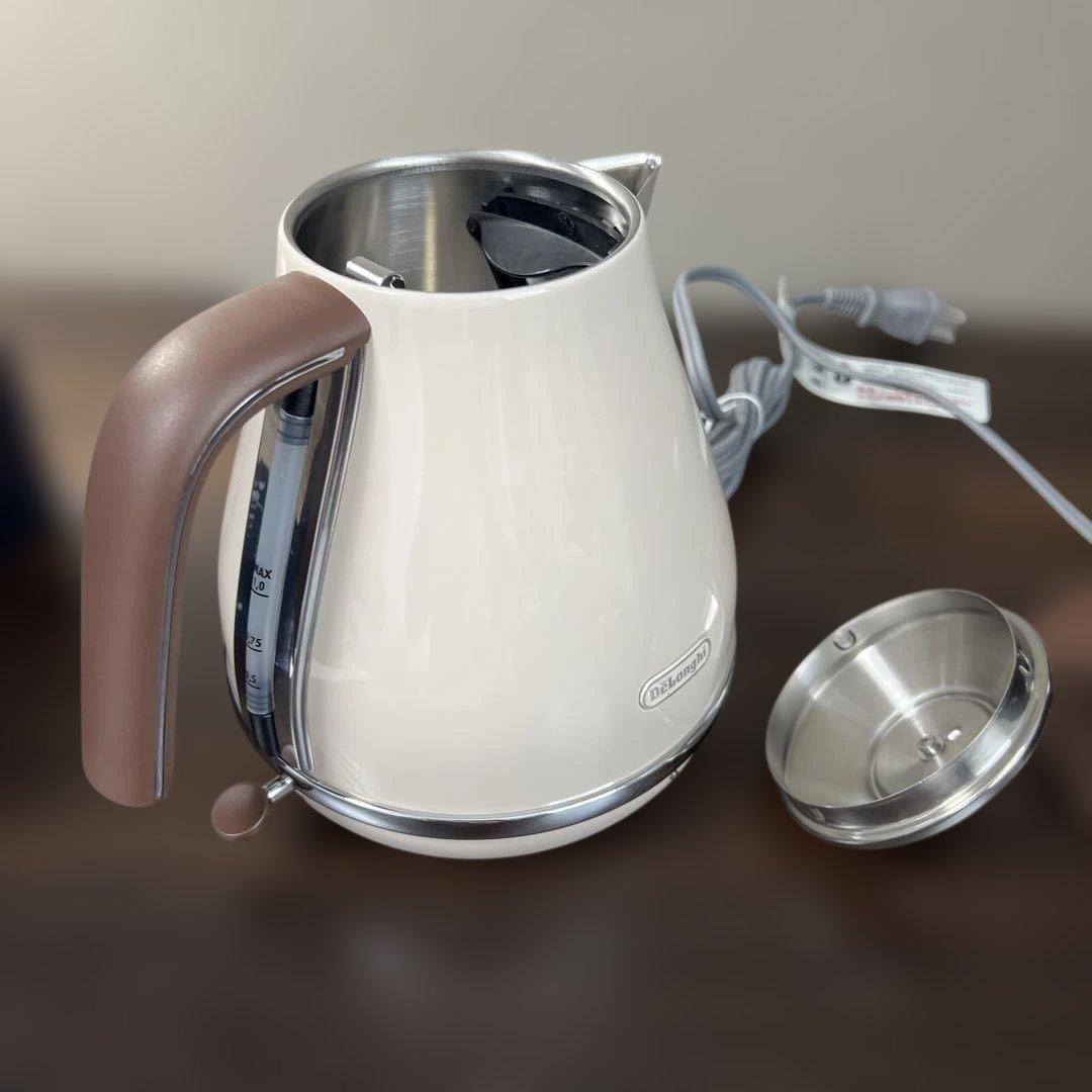 新品未使用デロンギ アイコナicona・ヴィンテージ ベージュ電気ケトル