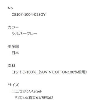 【新品】HUIS in house SUVIN COTTON 半袖ポロカットソー